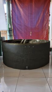 Kolam Bulat Tanpa Rangka Diameter 1,5 Tinggi 60cm
