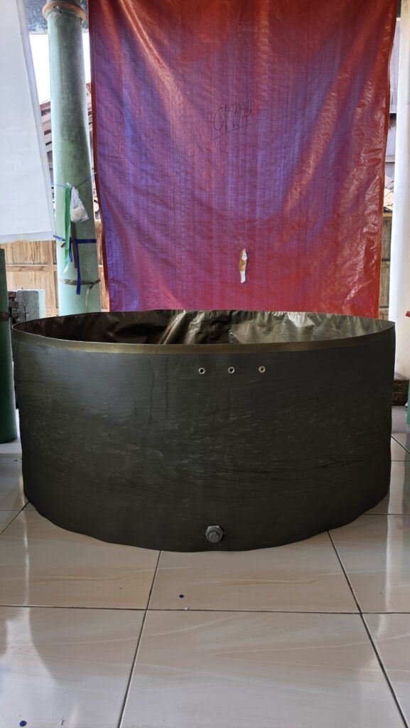 Kolam Bulat Tanpa Rangka Diameter 1,5 Tinggi 60cm