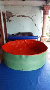 Kolam Bulat Tanpa Rangka Diameter 2 Tinggi 60cm