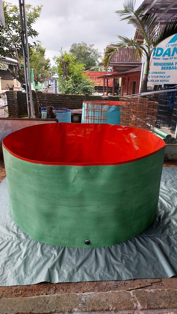 Kolam Bulat Tanpa Rangka Diameter 2 Tinggi 90cm